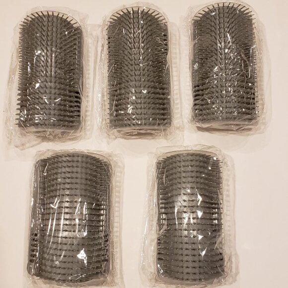 5 Pack Tall Style Cat Corner Combs Self Groomer Full Body Brushes Mount Grooming - Picture 1 of 7